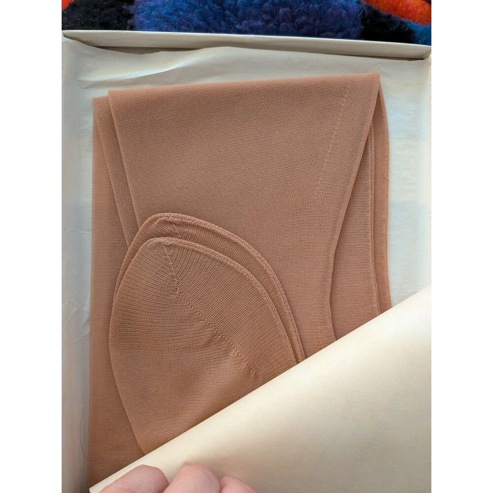 Vintage Nylons 1960s NIB NOS Leg Comfort Tall 10.5-11 Nu Beige